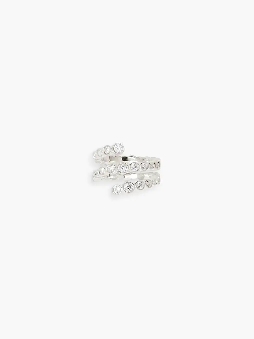 Odette Spiral Ring - Silver