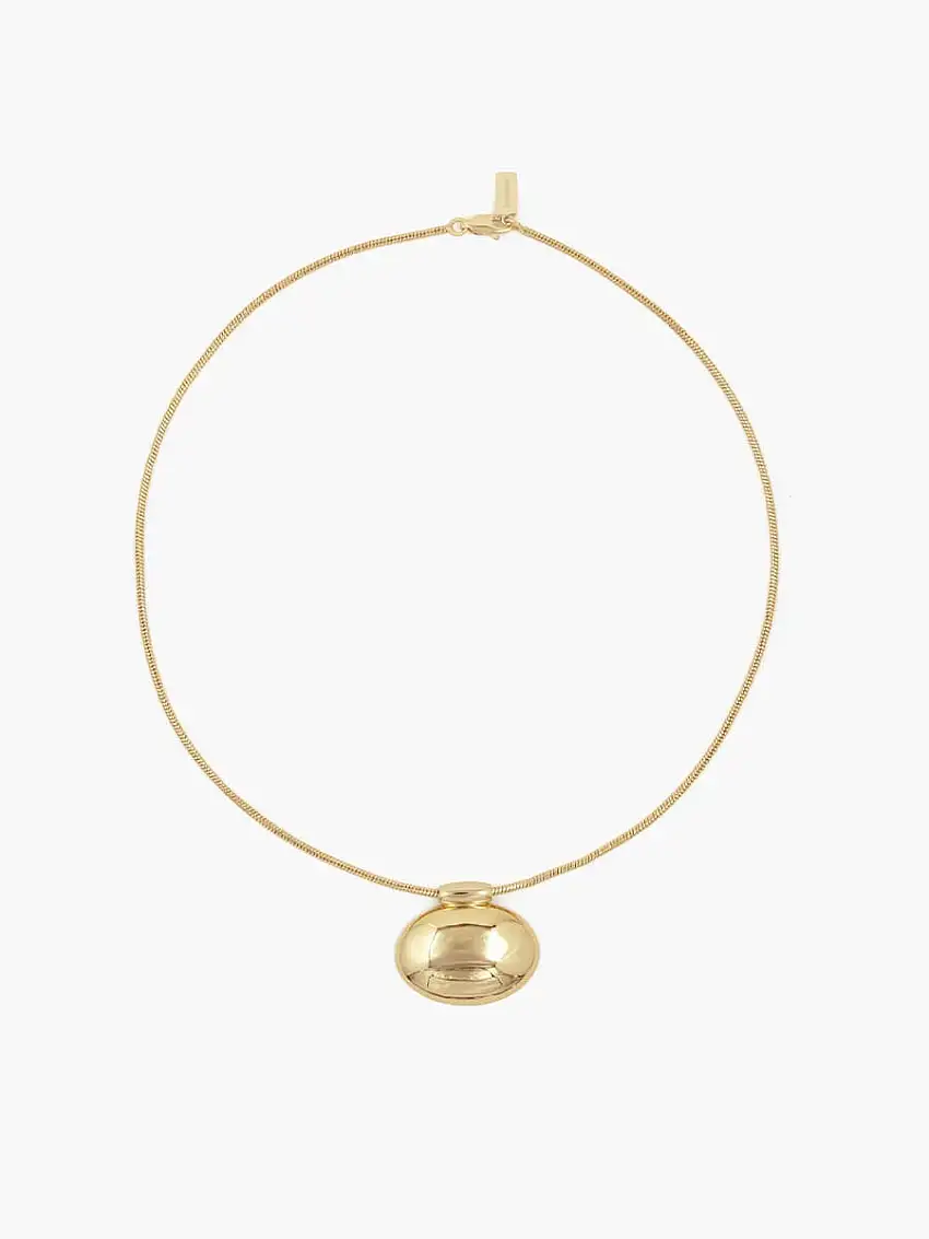 Reflection Pendant Necklace - Gold