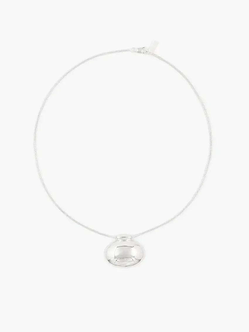 Reflection Pendant Necklace - Silver