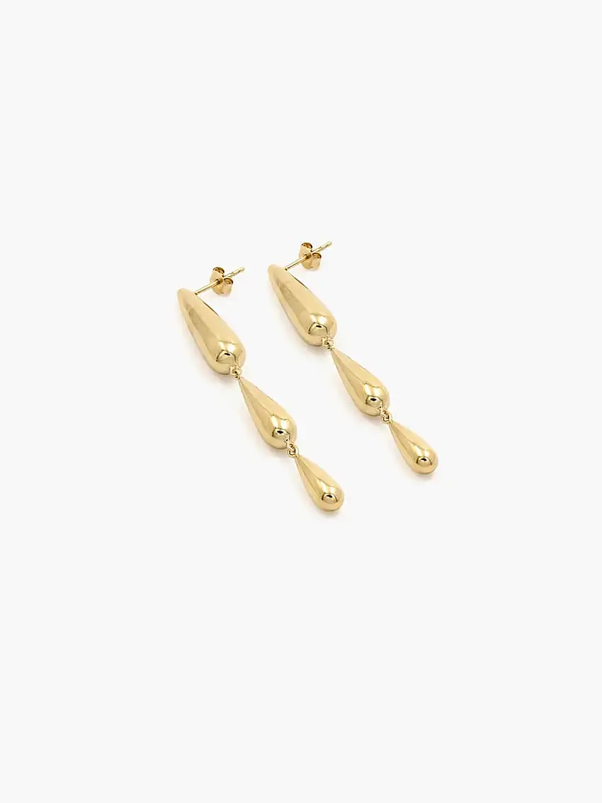 Oculus Earrings - Gold