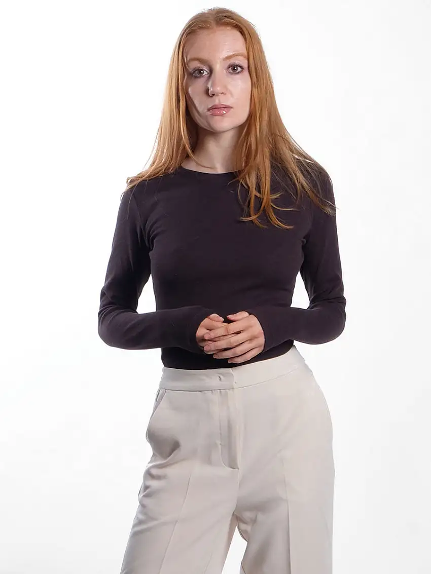 Alexa Long Sleeve Tee - Mole