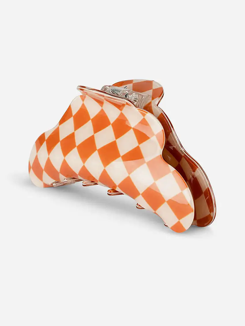 Lene Check Up Biggest Hairgrip - Golden Brown