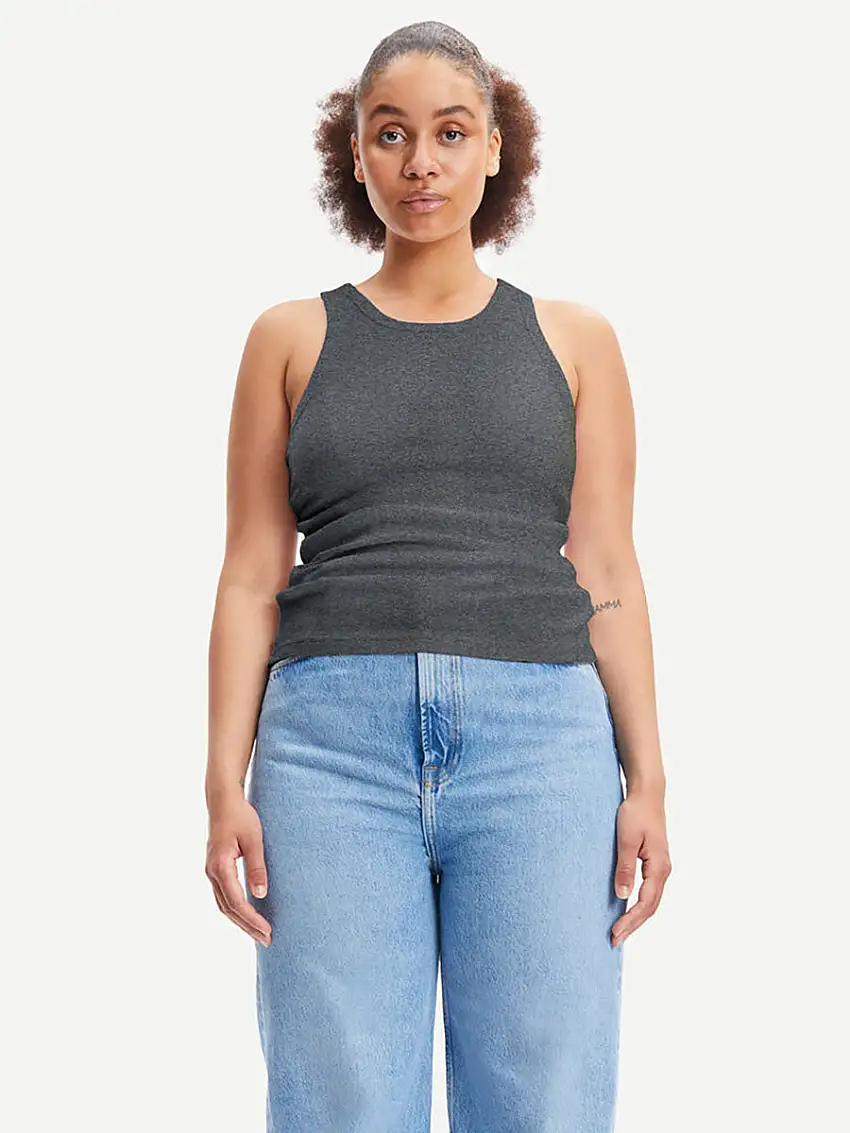 Alexo Tank - Dark Grey Melange