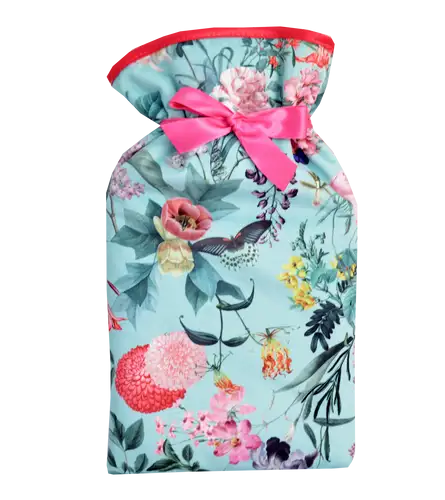 Shangri Flora Velvet 2L Hot Water Bottle