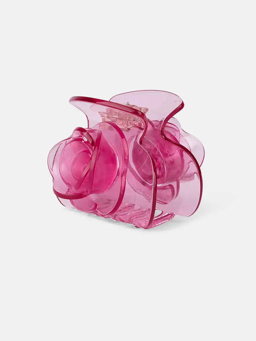 Rosie Plain Big Hairgrip - Rose