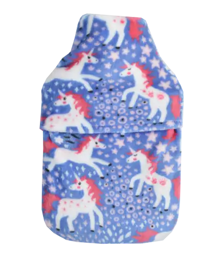 Bubble Unicorns Fleece 2L Hot Water Bottle