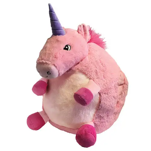 Pink Unicorn Fluffy Faux Fur Giant Hand Warmer