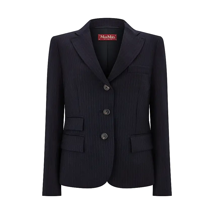 Panino Tailored Wool Pinstripe Jacket
