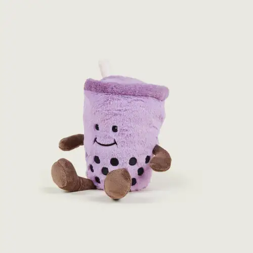 Cozy Plush Boba Tea Microwavable Toy