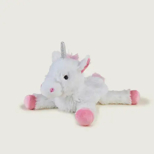 Cozy Plush Laying Unicorn Microwavable Toy