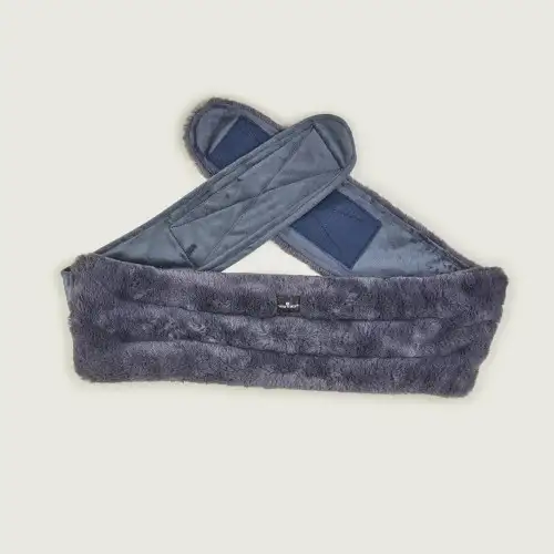 Warmies Steel Luxury Faux Fur Body Wrap