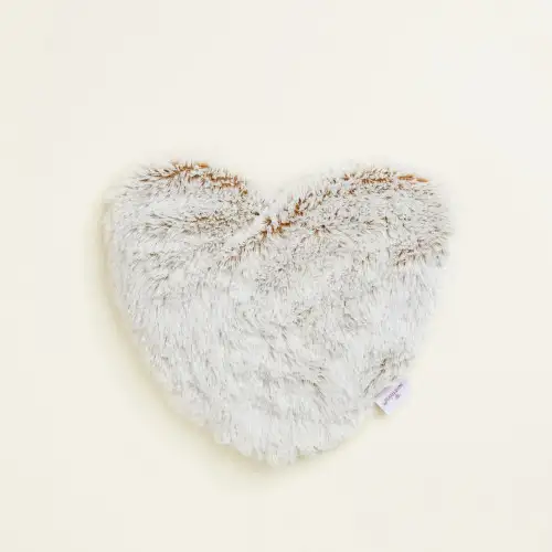Warmies Beige Microwavable Heart Heat Pad
