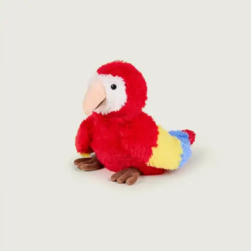 Cozy Plush Parrot Microwavable Toy