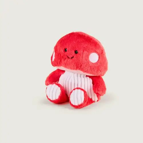Cozy Plush Red Mushroom Microwavable Toy