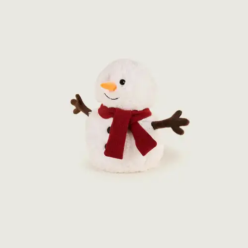 Snowman Cozy Plush Microwavable Toy