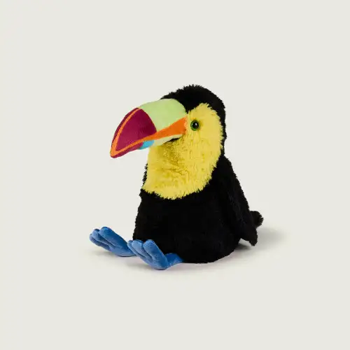 Cozy Plush Toucan Microwavable Toy