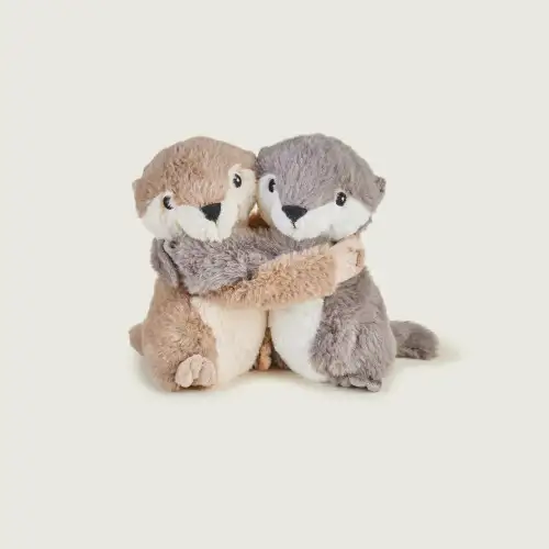 Warm Hugs Otters 9" Microwavable Toys