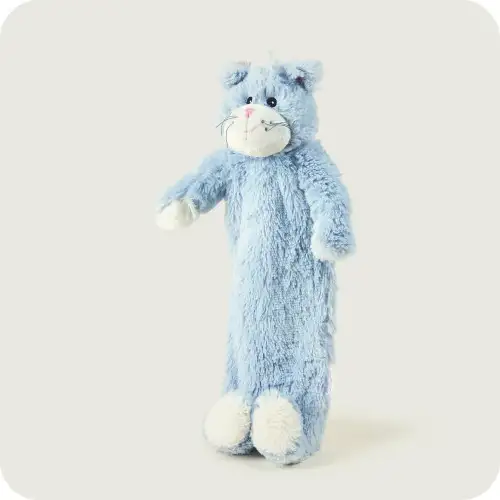 Blue Cat 3D Novelty Midi Hot Water Bottle