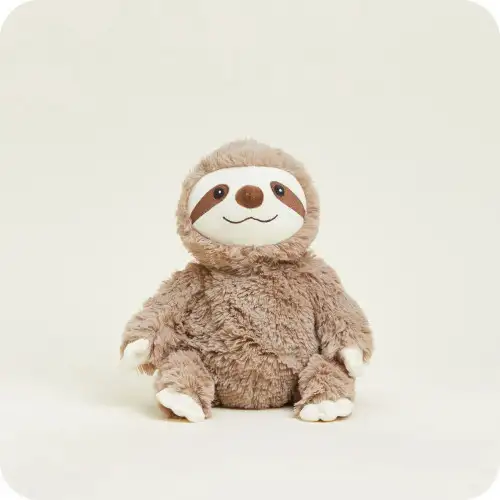 Brown Sloth Cozy Plush Microwavable Toy