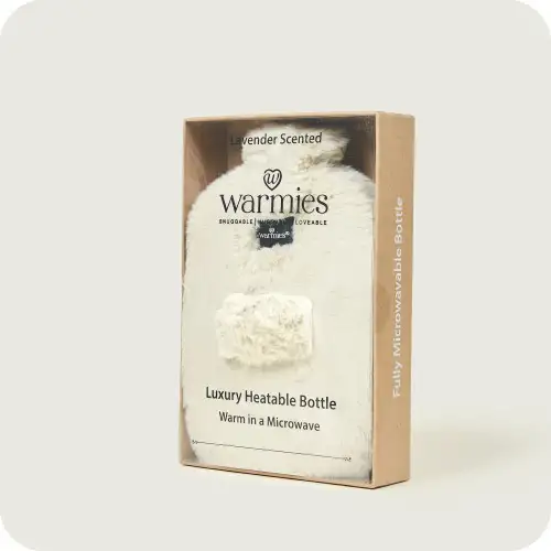 Warmies Almond Luxury Fur Microwavable Bottle