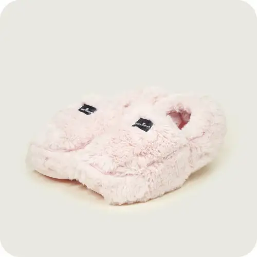 Warmies Blossom Luxury Fur Microwavable Slippers