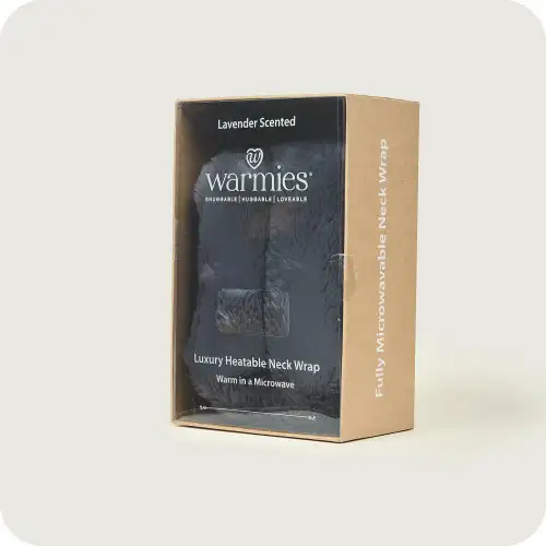 Warmies Steel Luxury Faux Fur Neck Wrap