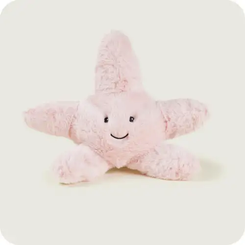 Pink Starfish Cozy Plush Microwavable Toy
