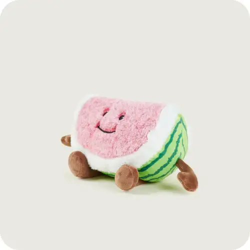 Cozy Plush Watermelon Slice Microwavable Toy