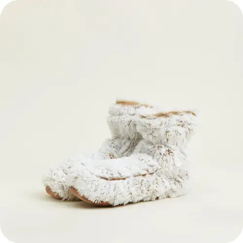 Warmies Beige Fur Microwavable Slipper Boots