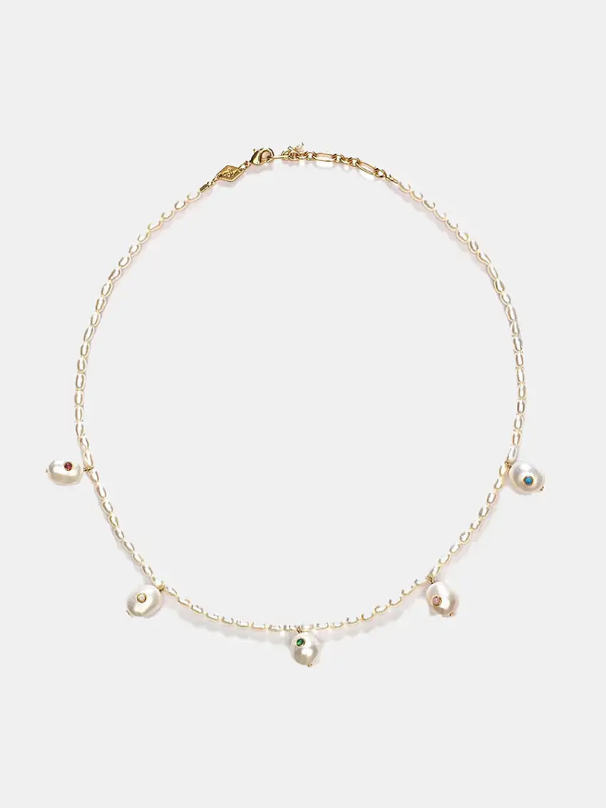 Marianne Pearl Necklace - Gold