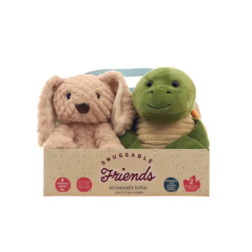 Hare & Tortoise Snuggable Friends Heatable Toys