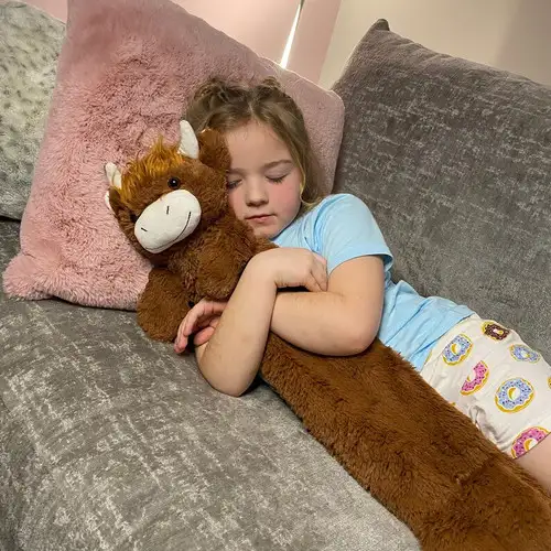 Highland Cow Novelty Long Hot Water Bottle