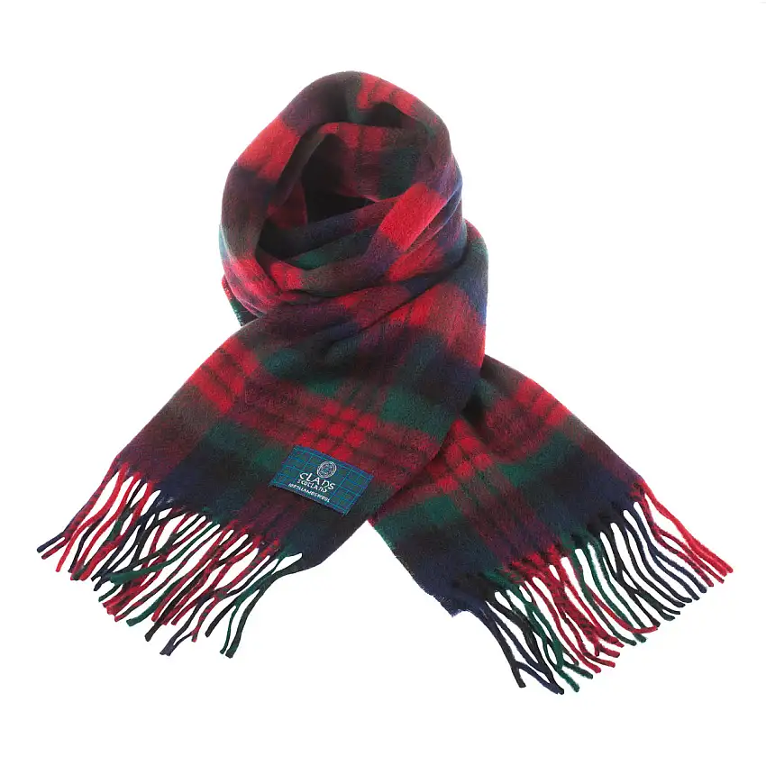 Lambswool Scottish Tartan Clan Scarf Macduff