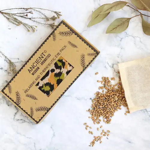 Night Leopard Lavender Heatable Eye Pillow