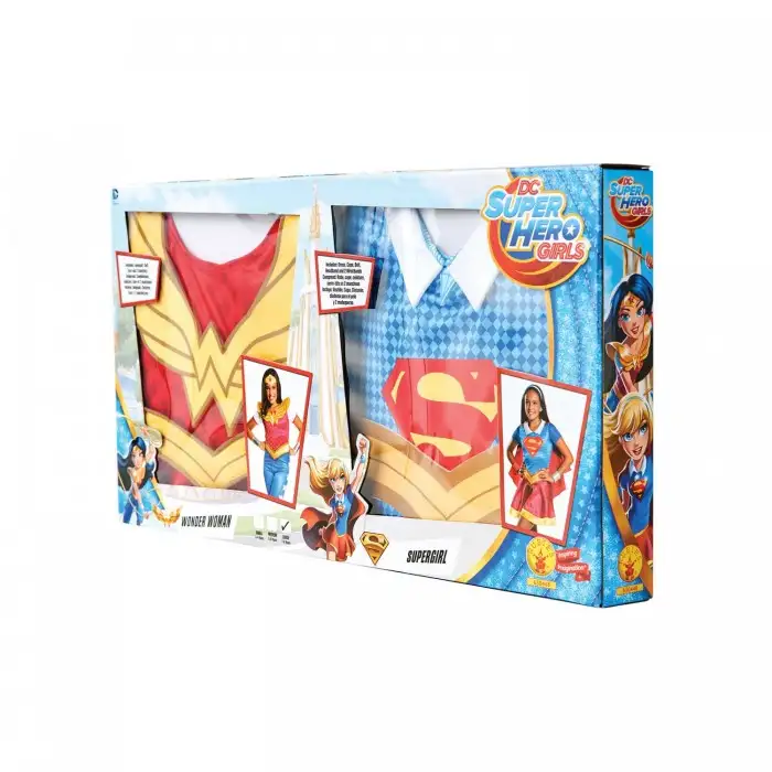 DC Comics Girls Superhero Costume Set (Pack of 2)