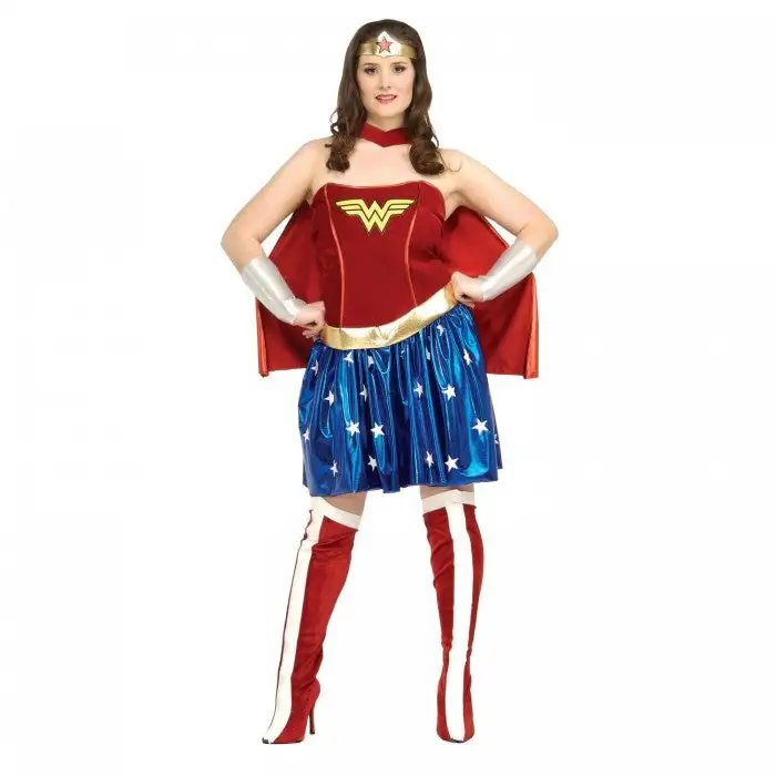 Wonder Woman Womens/Ladies Plus Costume