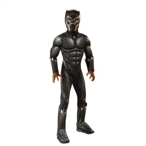 Avengers Endgame Childrens/Kids Deluxe Black Panther Costume