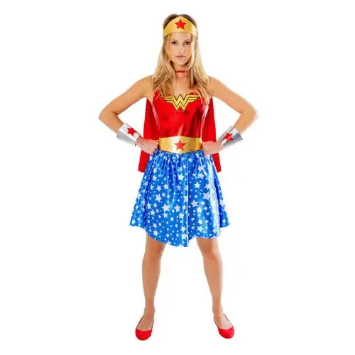 Wonder Woman Womens/Ladies Deluxe Costume