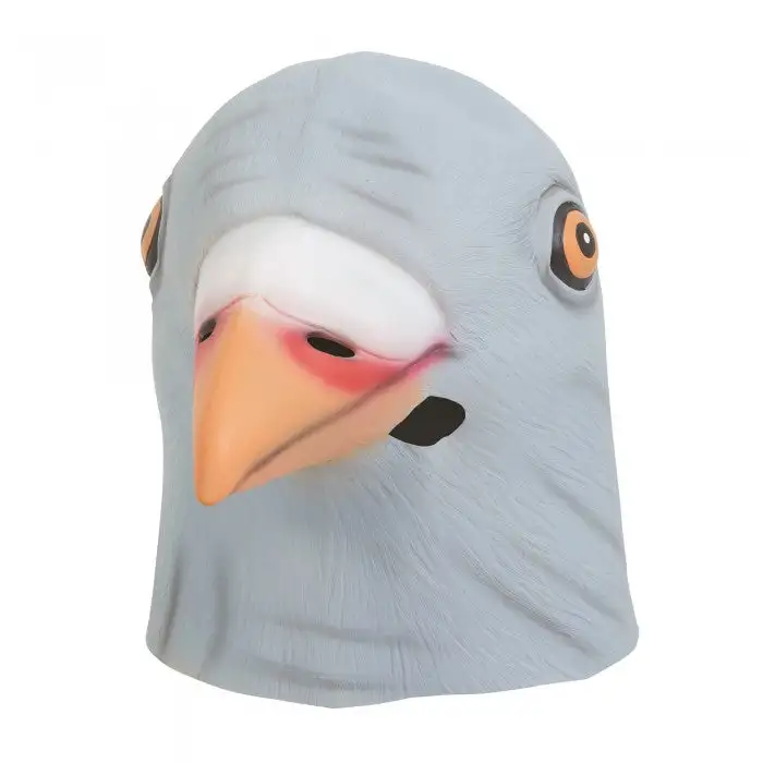 Bristol Novelty Unisex Latex Pigeon Head Mask