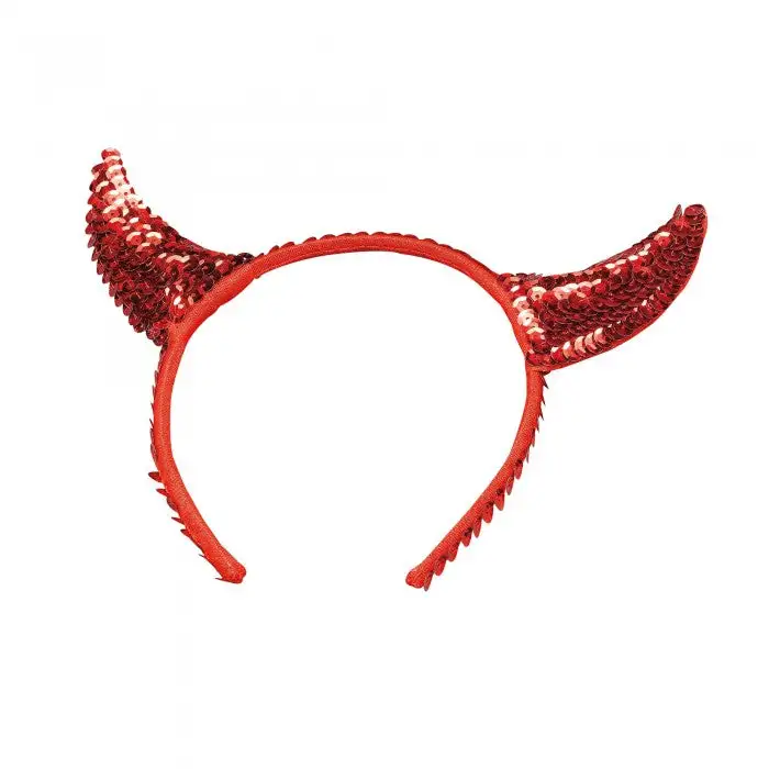 Bristol Novelty Childrens/Kids Sequin Devil Horns