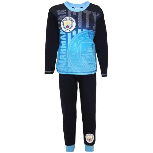 Manchester City FC Boys Sublimated Pyjama Set