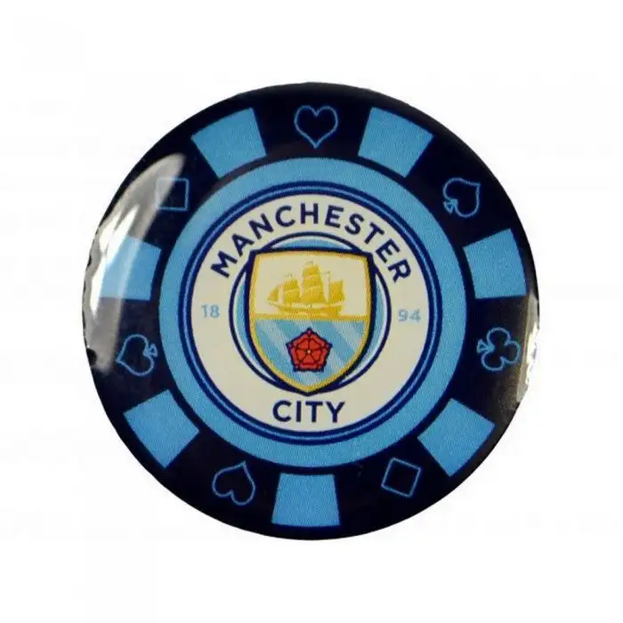 Manchester City FC Poker Chip Badge