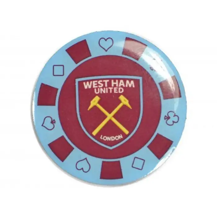 West Ham United FC Poker Chip Badge