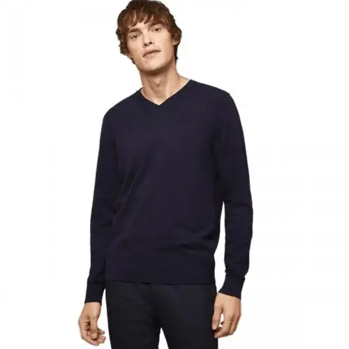 Burton Mens Knitted V Neck Jumper