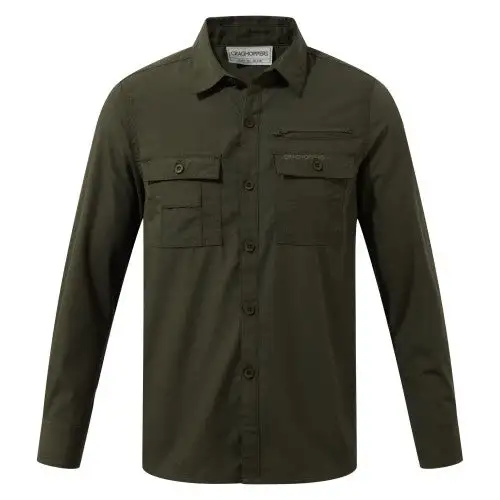 Craghoppers Childrens Boys Adventure Trek Long Sleeved Shirt