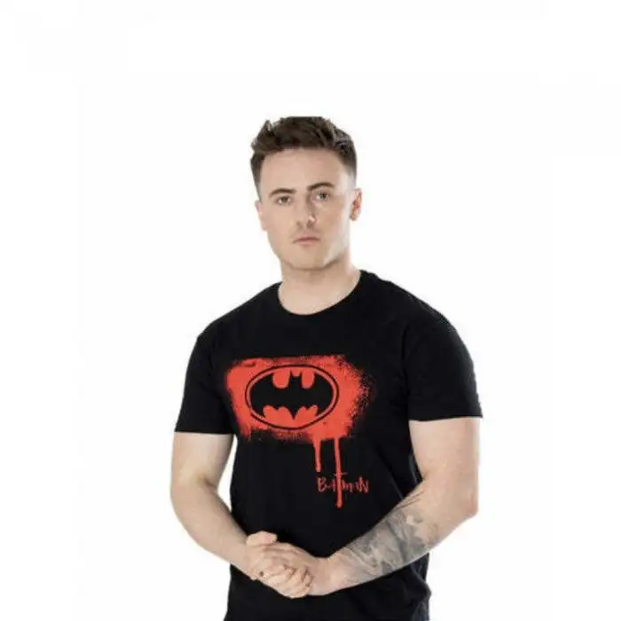 Batman Unisex Adult Spray T-Shirt