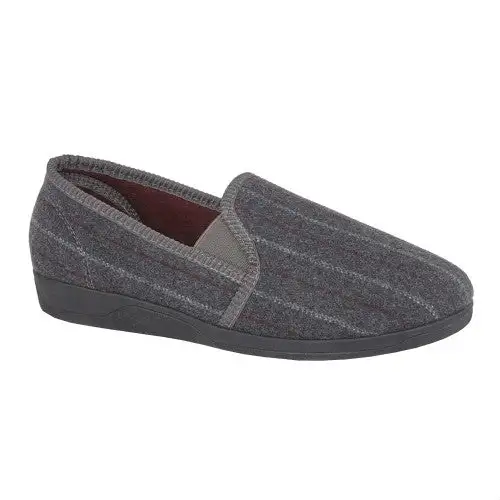 Sleepers Mens Steve Twin Gusset Slipper