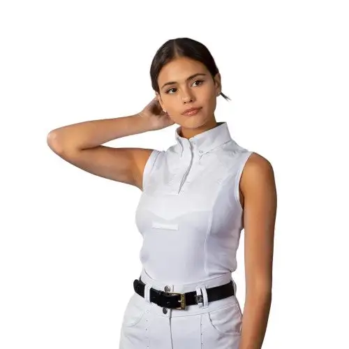 Aubrion Womens/Ladies Tie Keeper Sleeveless Shirt