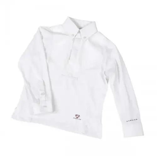 Aubrion Childrens/Kids Tie Keeper Long-Sleeved Shirt