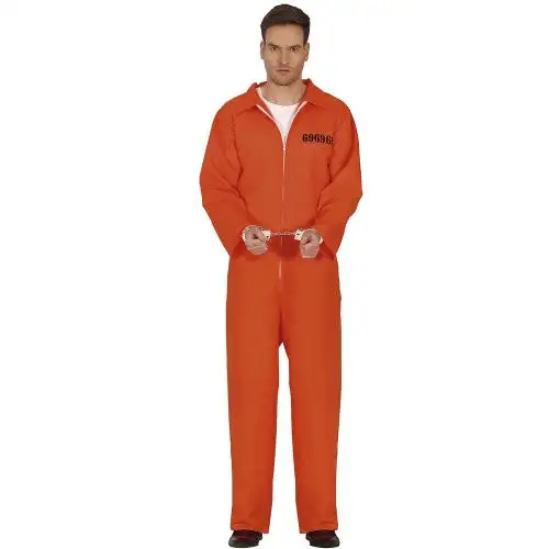 Fiestas Guirca Mens Convict Costume